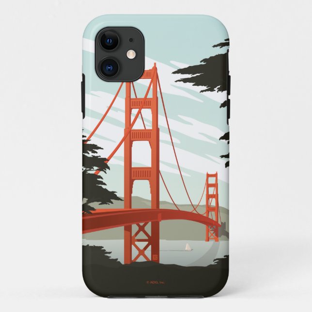 San Francisco, CA - Golden Gate Bridge Case-Mate iPhone Case (Back)