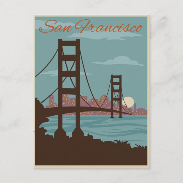 San Francisco, CA - Golden Gate Bridge Postcard (Front)