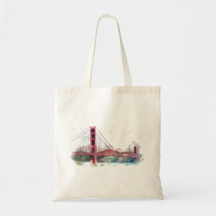 San Francisco, CA - Golden Gate Bridge Tote Bag