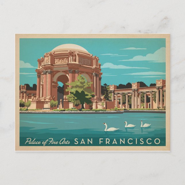 San Francisco, CA - Palace of Fine Arts Postcard (Front)