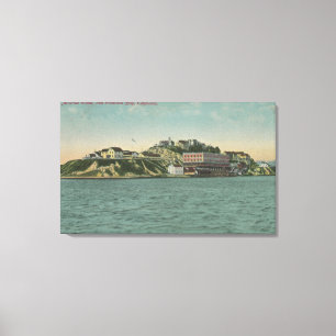 San Francisco, CAAlcatraz Island Prison View Canvas Print