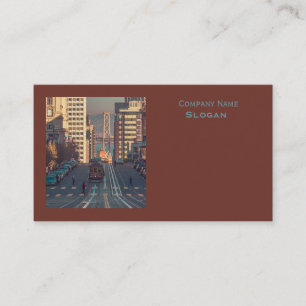 San Francisco cable car Business Card