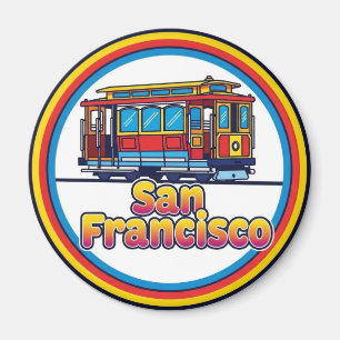 San Francisco Cable Car California  Magnet