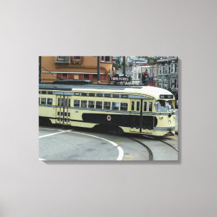 San Francisco Cable Car Canvas Print