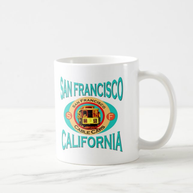 San Francisco Cable Car Coffee Mug (Right)