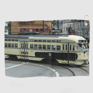 San Francisco Cable Car Golf Towel