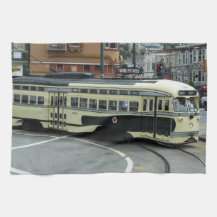 San Francisco Cable Car Kitchen Towel
