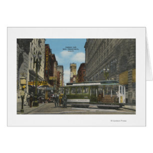 San Francisco, CACable Car Turnaround View