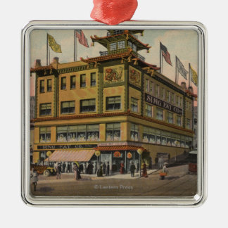 San Francisco, CAChinatown AdSing Fat Co. Metal Ornament