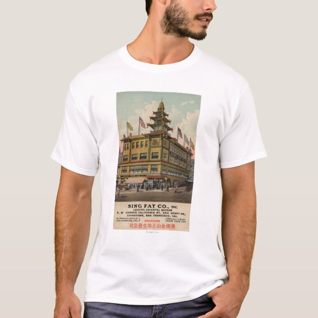 San Francisco, CAChinatown AdSing Fat Co. T-Shirt (Front)