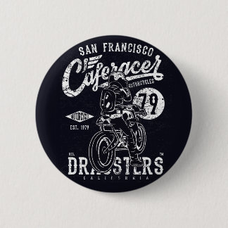 San Francisco Cafe Racer Motor California 2 Inch Round Button