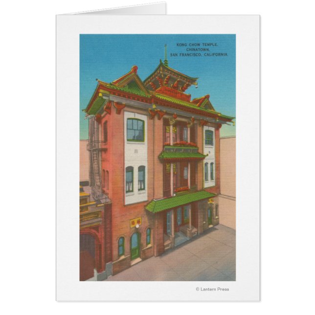San Francisco, CAKong Chow Temple à Chinatown (Devant)