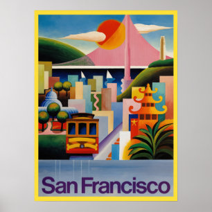 San Francisco, California 18x24 Poster