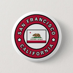 San Francisco California 2 Inch Round Button