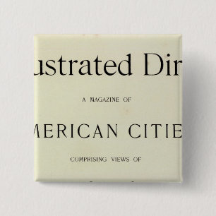San Francisco California 2 Inch Square Button