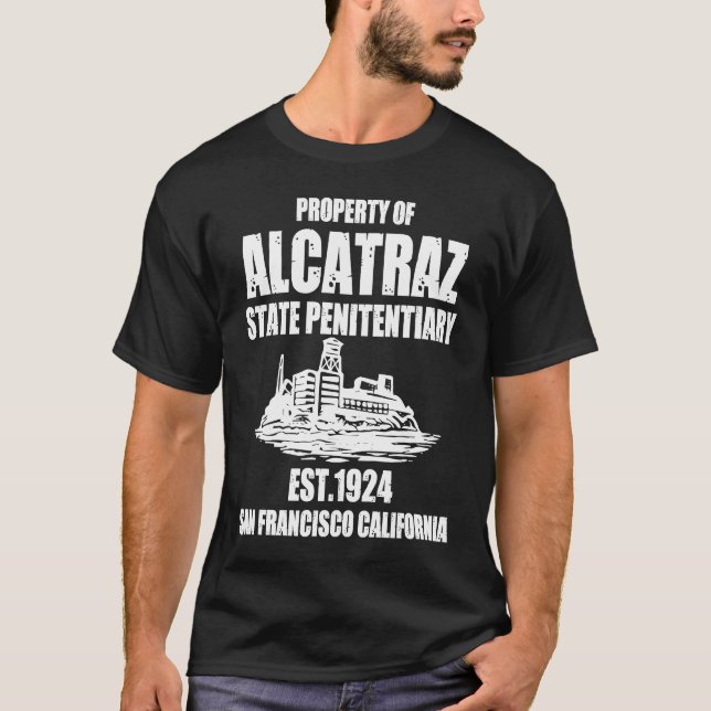 San Francisco California Alcatraz Island T-Shirt (Front)