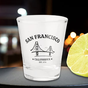 San Francisco California Beatiful Landscape Shot Glass