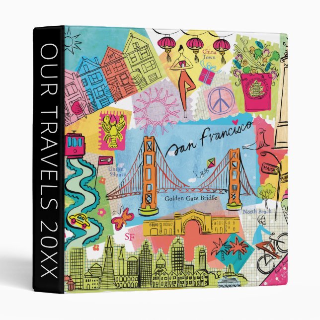 San Francisco, California Binder (Front/Spine)