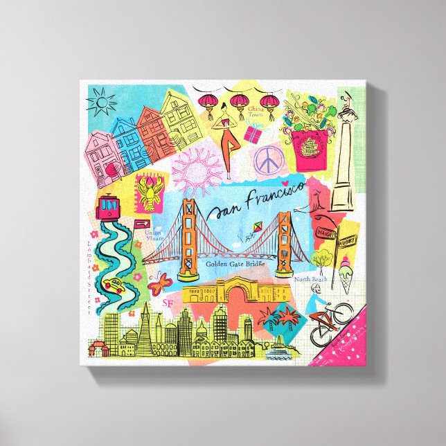 San Francisco, California Canvas Print (Front)