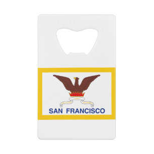 San Francisco California Credit Card Bottle Opener