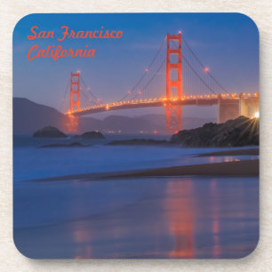 San Francisco California Golden Gate Bridge Coaster
