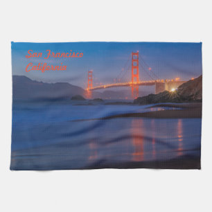 San Francisco California Golden Gate Bridge Kitchen Towel