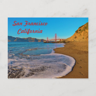 San Francisco California Golden Gate Bridge Postcard