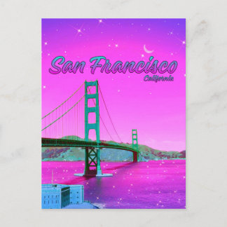 San Francisco California Golden Gate Bridge Postcard