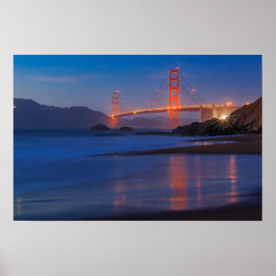 San Francisco California Golden Gate Bridge Poster