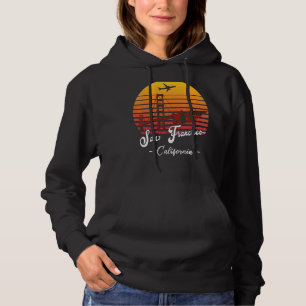 San Francisco California Golden Gate Bridge Souven Hoodie