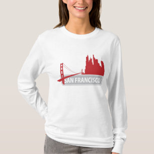 San Francisco California Golden Gate Bridge Tee