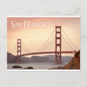 San Francisco California Golden Gate Bridge, USA Postcard