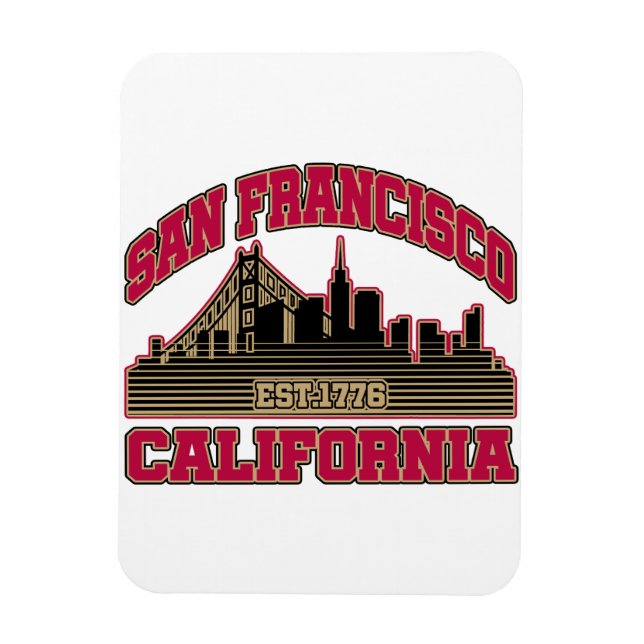 San Francisco,California Magnet (Vertical)
