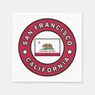 San Francisco California Napkin