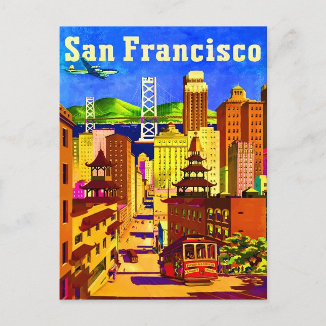 San Francisco California Postcard (Front)
