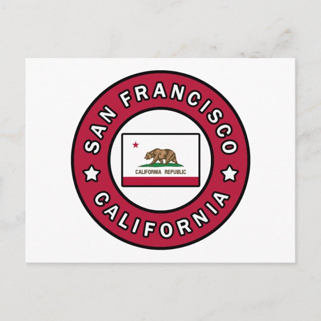 San Francisco California Postcard (Front)