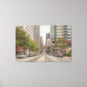 San Francisco California Street Canvas Print