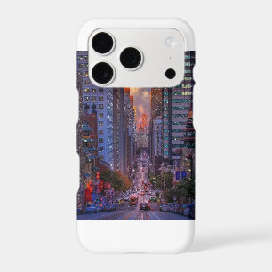 San Francisco California Street Skyline Glitter 