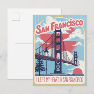 San Francisco California USA Vintage Travel Postcard