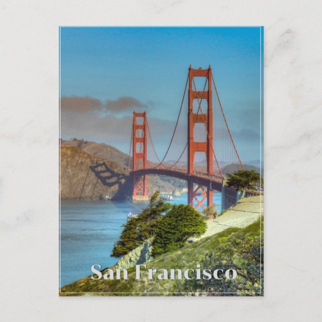 San Francisco California  vintage travel Postcard (Front)
