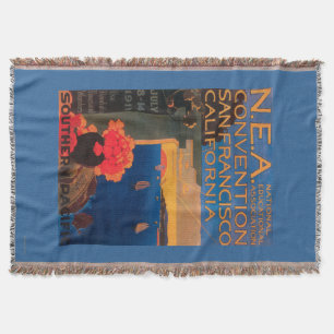 San Francisco, CaliforniaN.E.A. Convention Throw Blanket