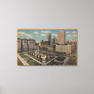 San Francisco, CAUnion Square View Canvas Print