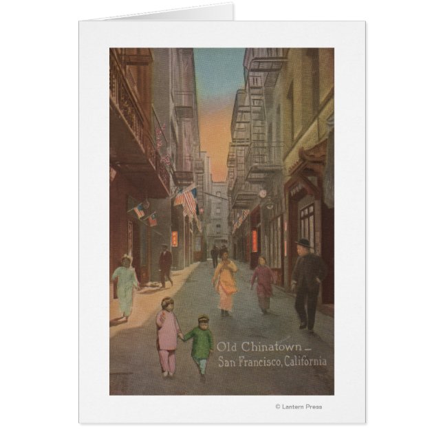 San Francisco, CAView of Old Chinatown Street (Front)
