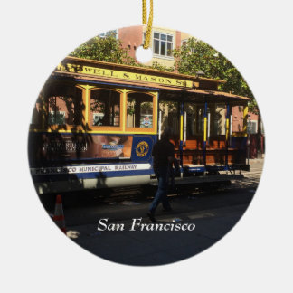 San Francisco Ceramic Ornament