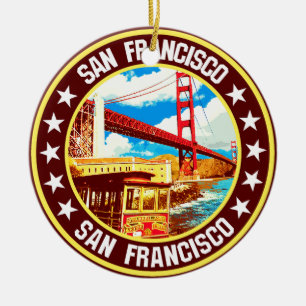 San Francisco                                      Ceramic Ornament