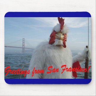 San Francisco Chicken Mouse Pad