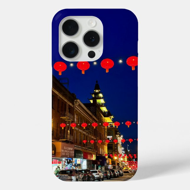 San Francisco Chinatown #11 iPhone 15 Pro Case (Back)