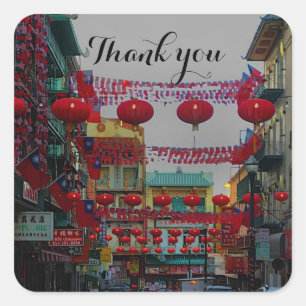 San Francisco Chinatown Lanterns #4 Stickers