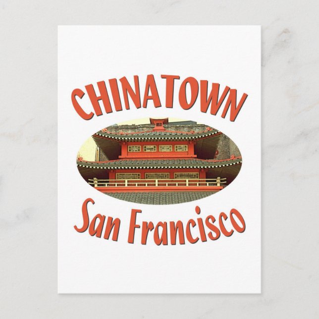 San Francisco Chinatown Postcard (Front)