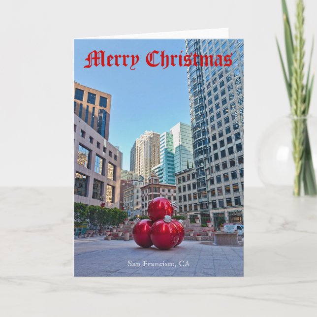 SAN FRANCISCO CHRISTMAS #2A HOLIDAY CARD (Front)